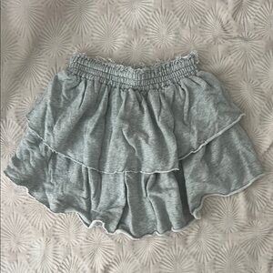 Aerie Heather Gray Elastic Skirt